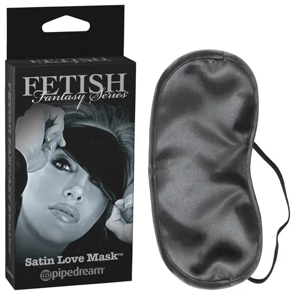 Pipedream Couples Fetish Fantasy Series Limited Edition Satin Love Mask Black Eye Mask