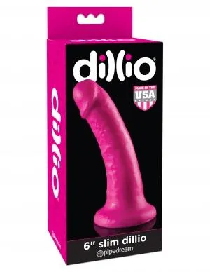 Pipedream Dildos Dillio 6 Inches Slim Pink Dildo