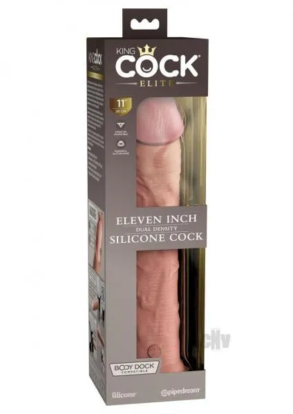 Pipedream Dildos Kc Elite Dual Dense Cock 11 Light