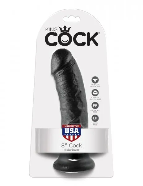 Pipedream Dildos King CCk 8 Inch Dildo Black