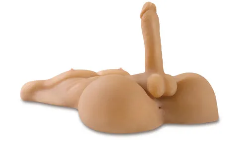 Pipedream F Ck Me Silly Dude Mega Masturbator Beige Male Sex Toys