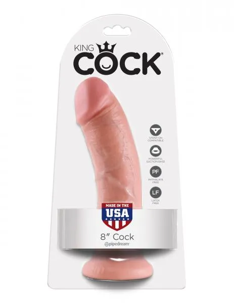 Pipedream King Cock 8 Inches Dildo Beige Dildos