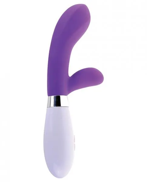 Pipedream Vibrators Classix Silicone G Spot Rabbit Style Vibrator Purple