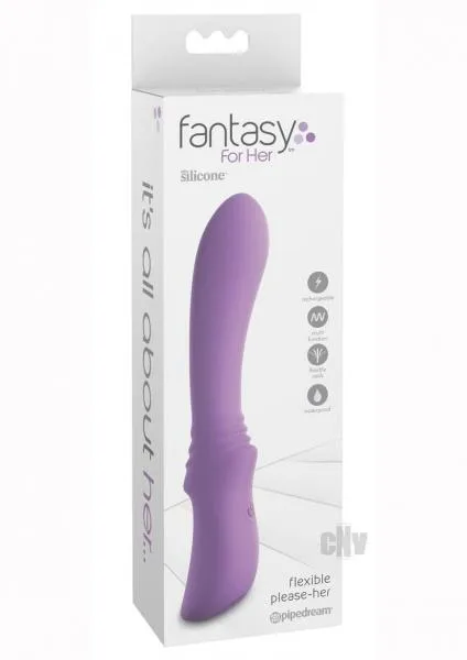 Pipedream Vibrators Fantasy For Her Flexible Please Her Purple Vibrator