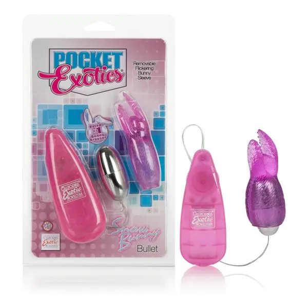 Pocket Exotics Vibrators Pocket Exotics Snow Bunny Bullet Pink Vibrator