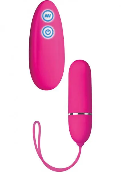 Posh 7 Function Lovers Remote Bullet Vibrator Pink Posh Vibrators