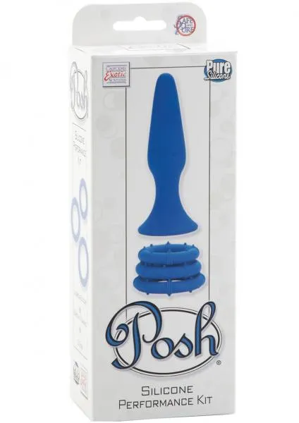 Posh Anal Posh Silicone Performance Kit Blue