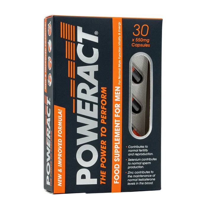 Poweract Pills 30 Pack Lovetwoo Enhancers