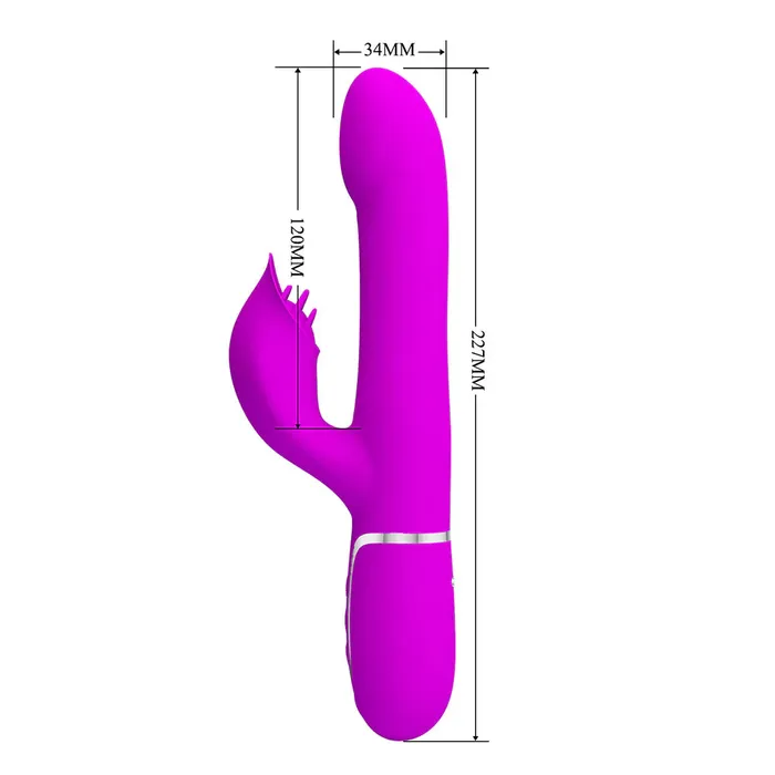 Pretty Love Female Sex Toys 4in1 MultiFunction Rolling Beads Rabbit Vibrator Falin Multiple Colours