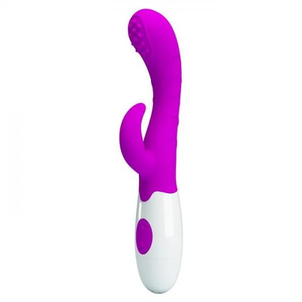 Pretty Love Pretty Love Arthur Waving Silicone Rabbit Vibrator Purple Vibrators