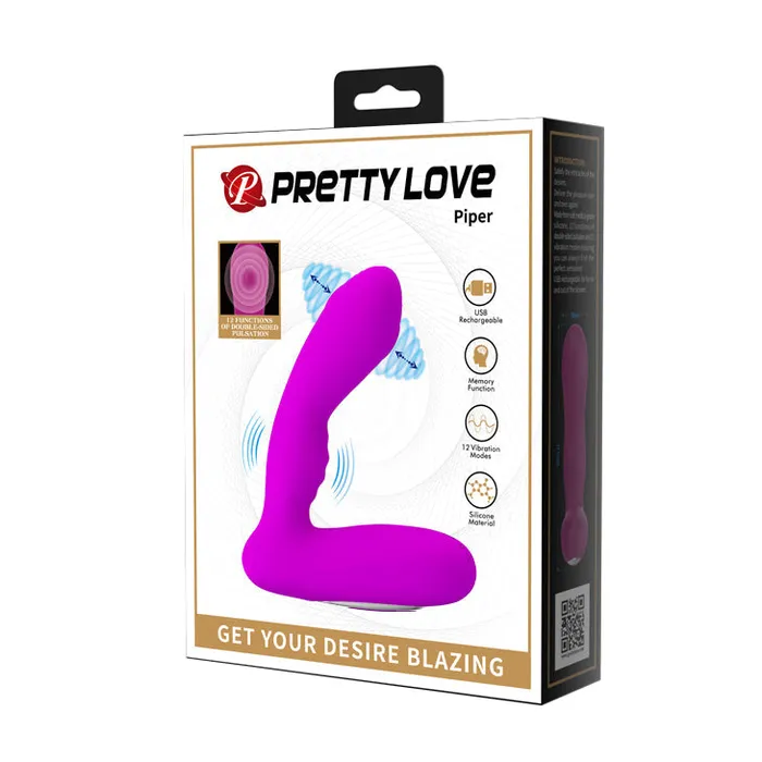 Pretty Love Pulse Wave Prostate Vibrator Piper Purple Vibrators