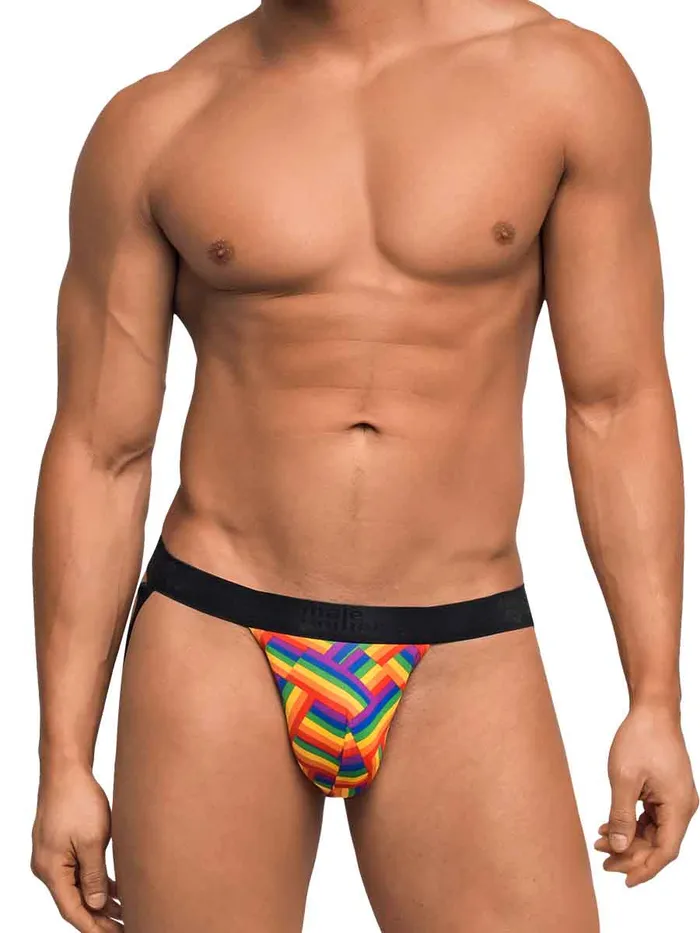 Pride Fest Jock MultiColour Male Power Vibrators