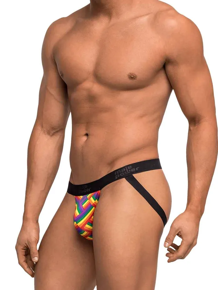 Pride Fest Jock MultiColour Male Power Vibrators