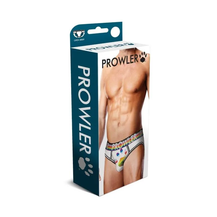 Prowler Female Sex Toys Prowler Oversized Paw Open Back Brief White