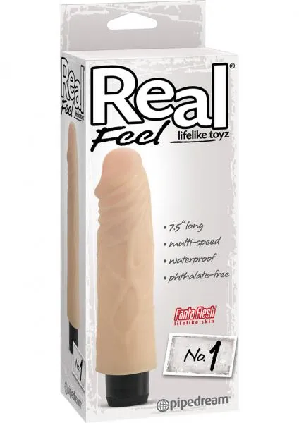 Real Feel Lifelike Toyz No1 Beige Vibrator Pipedream Vibrators