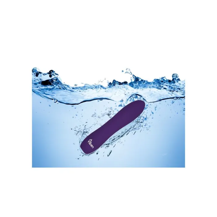 Rumble Motor Rechargeable Bullet Vivacious Violet Viben Female Sex Toys