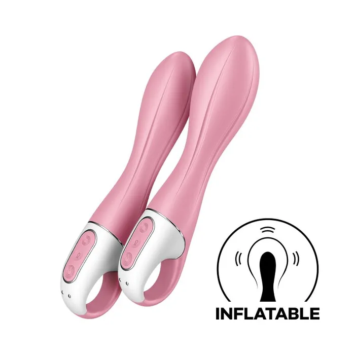 Satisfyer Vibrators Inflatable GSpot Vibe Air Pump Vibrator 2 Light Red