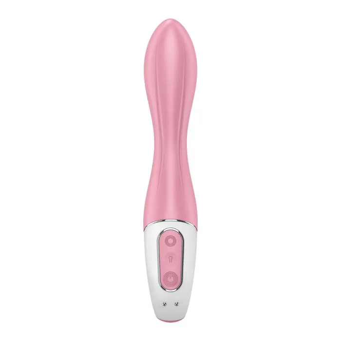 Satisfyer Vibrators Inflatable GSpot Vibe Air Pump Vibrator 2 Light Red