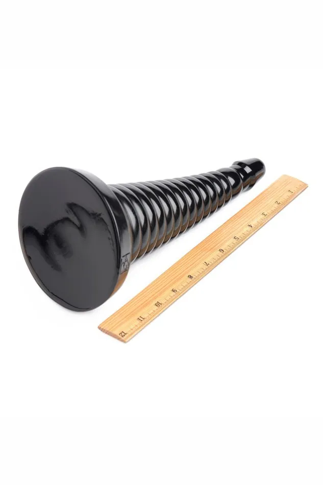 Sd Male Sex Toys Giant Ribbed Anal Cone