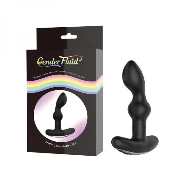 Seductucom Anal Gender Fluid Thrill Anal Vibe Silicone Black