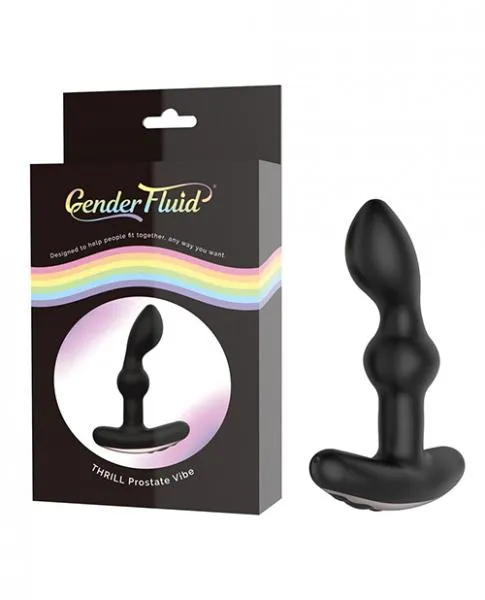 Seductucom Anal Gender Fluid Thrill Anal Vibe Silicone Black