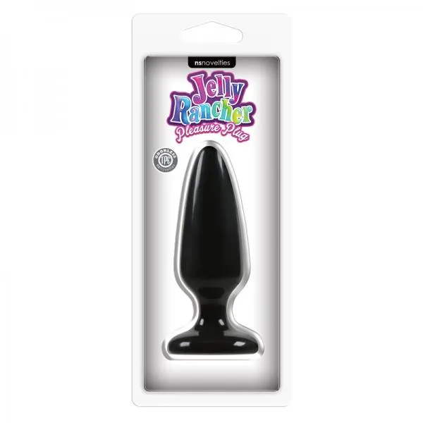 Seductucom Anal Jelly Rancher Pleasure Plug Medium Black