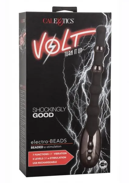 Seductucom Anal Volt Electro Beads Black