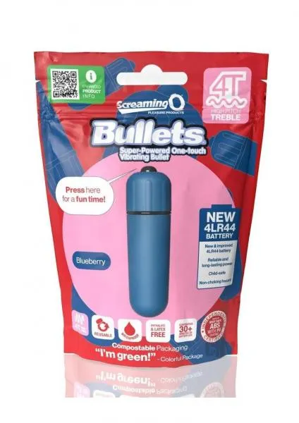 Seductucom Female Sex Toys Screaming O 4t Bullet Blueberry