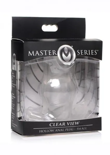 Seductucom Ms Clear View Hollow Anal Plug Sm Male Sex Toys