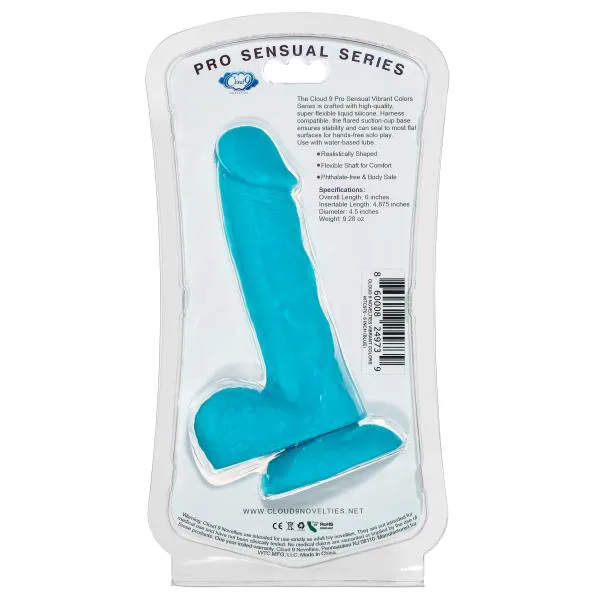 Seductucom Vibrators Cloud 9 Vibrant Colors 6 Blue Pro Sensual Line 