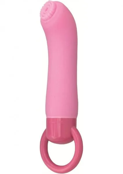 Seductucom Vibrators Naughty Pops Tryst Vibrator 100 Silicone Pink Waterproof