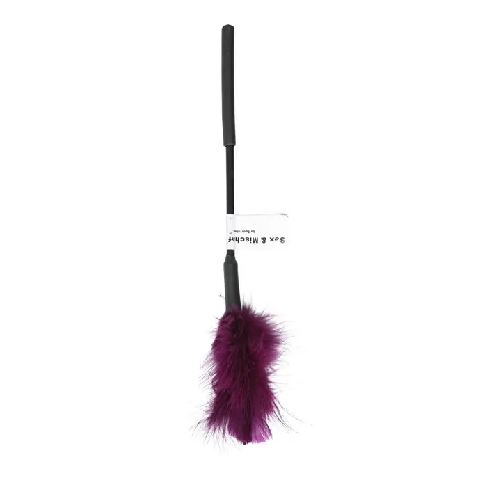 Sex Mischief Feather Tickler Purple Adult Time NZ Vibrators