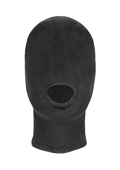 Shots Couples Ouch Velvet Velcro Mask With Mouth Opening