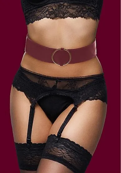 Shots Male Sex Toys Ouch Halo Waist Belt LXl Burgundy