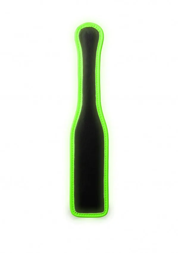 Shots Toys Female Sex Toys Ouch Glow in the Dark Paddle Green