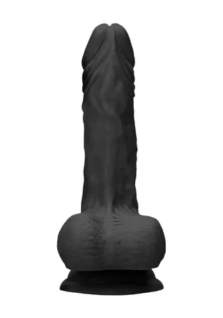 Shots Toys Female Sex Toys Realrock Dong with Testicles 9 Black