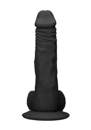 Shots Toys Female Sex Toys Realrock Dong with Testicles 9 Black