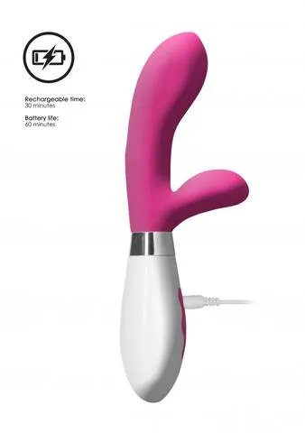 Shots Toys Vibrators Luna Rechargeable Vibrator Achilles Pink