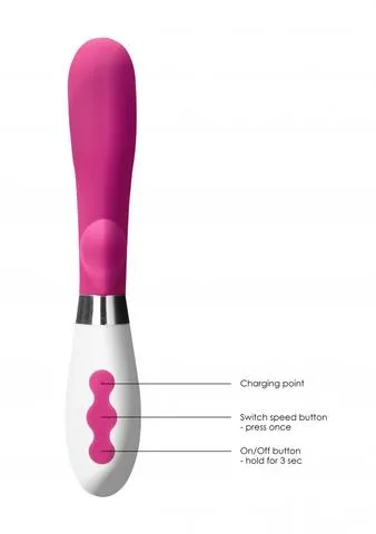 Shots Toys Vibrators Luna Rechargeable Vibrator Achilles Pink