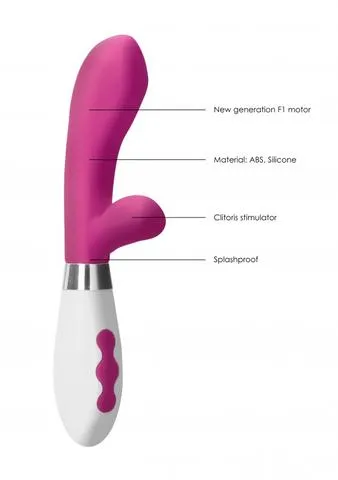 Shots Toys Vibrators Luna Rechargeable Vibrator Achilles Pink