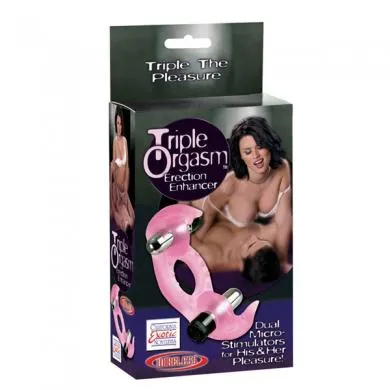 Silicone Triple Orgasm Cockring Seductucom Female Sex Toys