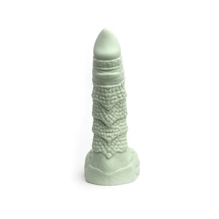 Sport Fucker Female Sex Toys Liquid Silicone Dildo Medium Willie Green