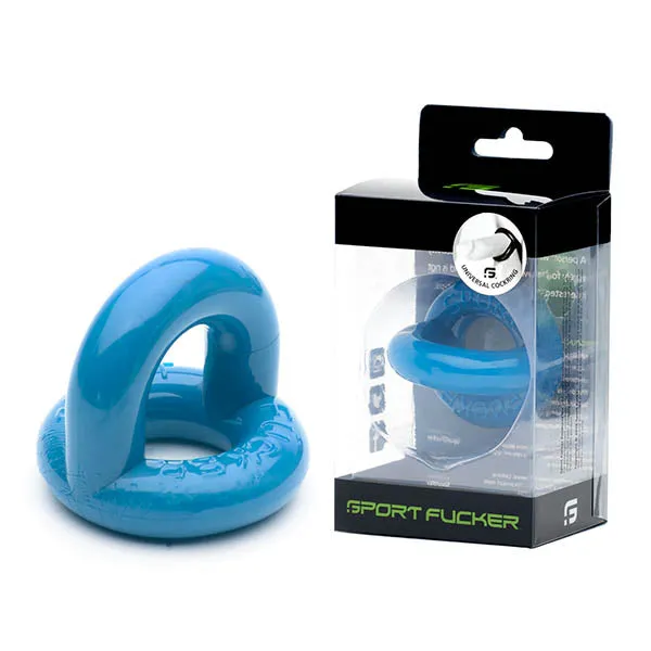 Sport Fucker Universal Cock Ring Police Blue Cock Balls Ring Sport Fucker Male Sex Toys