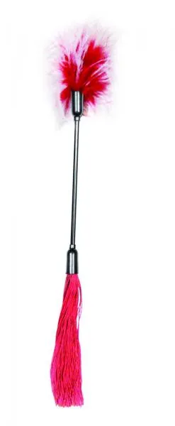 Sportsheets Vibrators Whipper Tickler Red And White