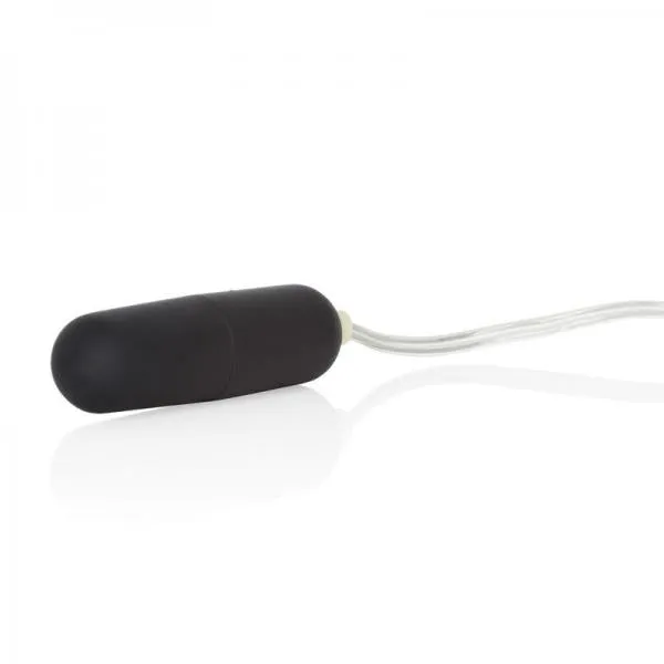 Sterling Collection Anal Sterling Slimline Velvet Cote Bullet Black