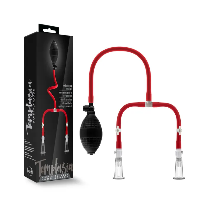 Temptasia Temptasia Nipple Squeeze Pump System Black Anal