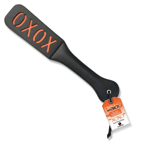 The 9s Orange Is The New Black Slap Paddle XOXO Black Paddle Icon Brands Anal