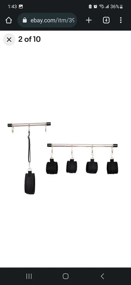 The Pleasure Shop Anal Spreader Bar Set