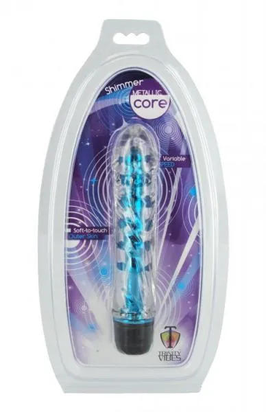 Trinity Vibes Vibrators Shimmer Core Metallic Vibe Blue