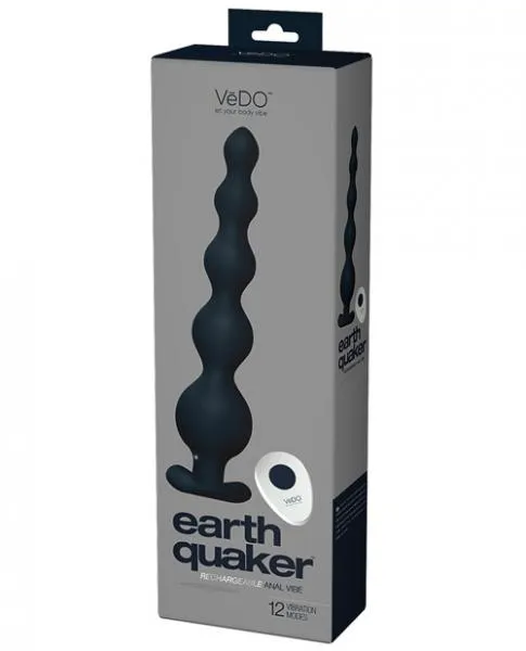 Vedo Earth Quaker Anal Vibe Just Black VeDO Anal